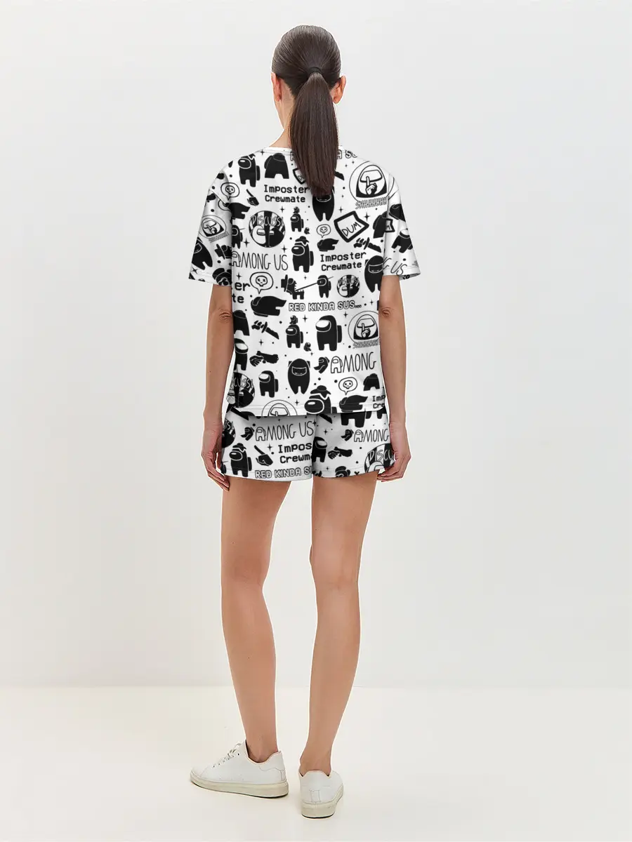 Женская пижама с шортами / AMONG US