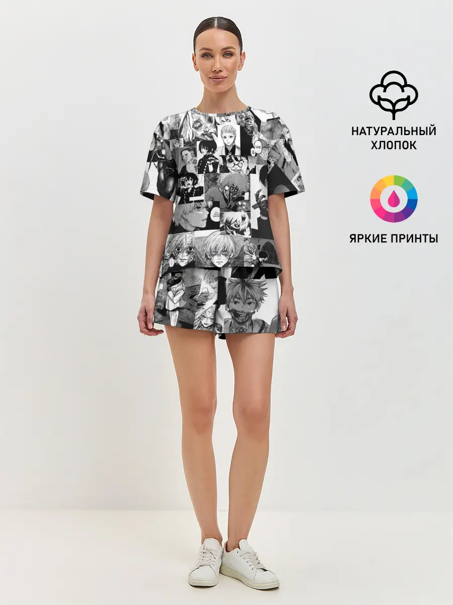 Женская пижама с шортами / Токийский гуль