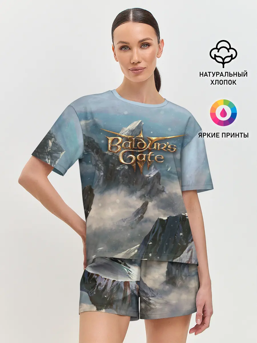 Женская пижама с шортами / Baldurs Gate