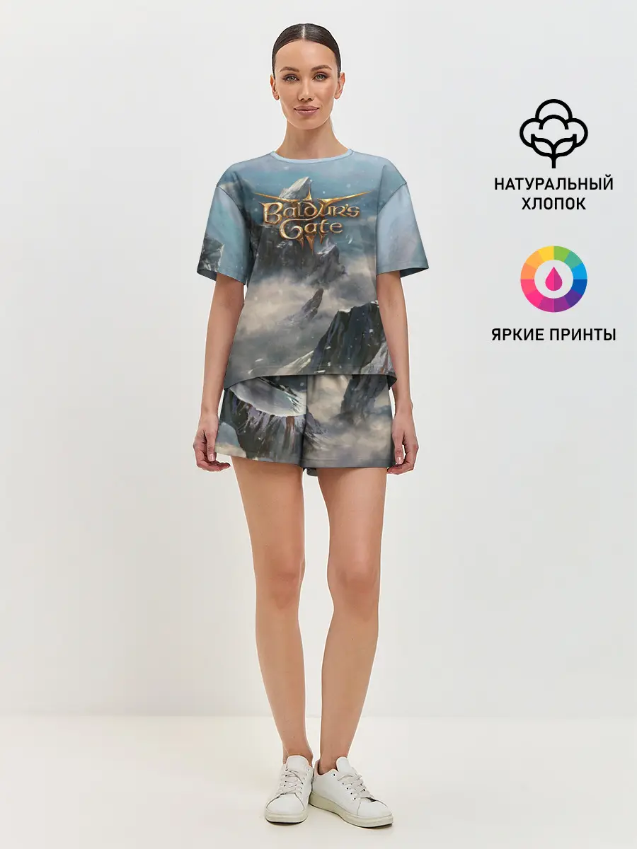 Женская пижама с шортами / Baldurs Gate