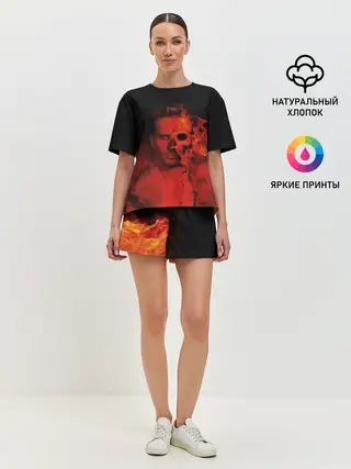 Женская пижама с шортами / Фая