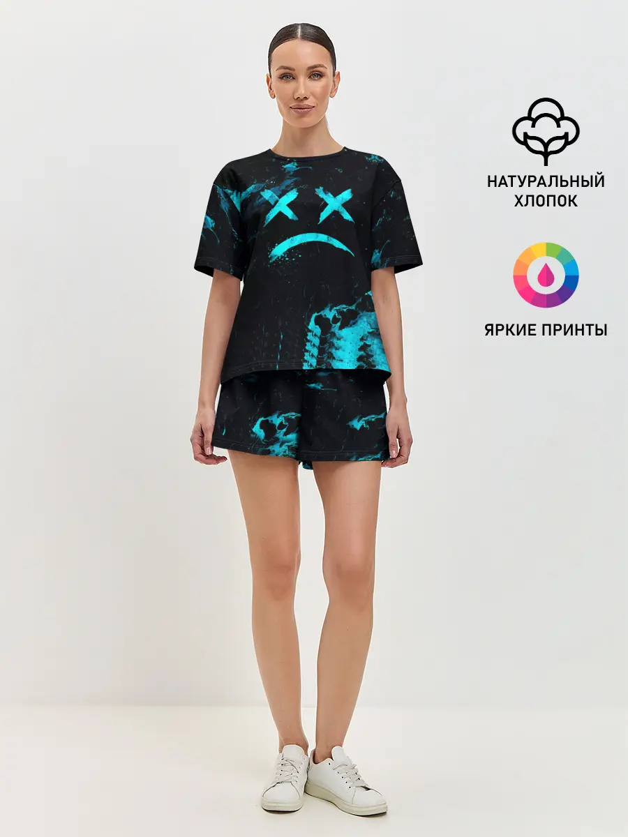 Женская пижама с шортами / Lil Peep