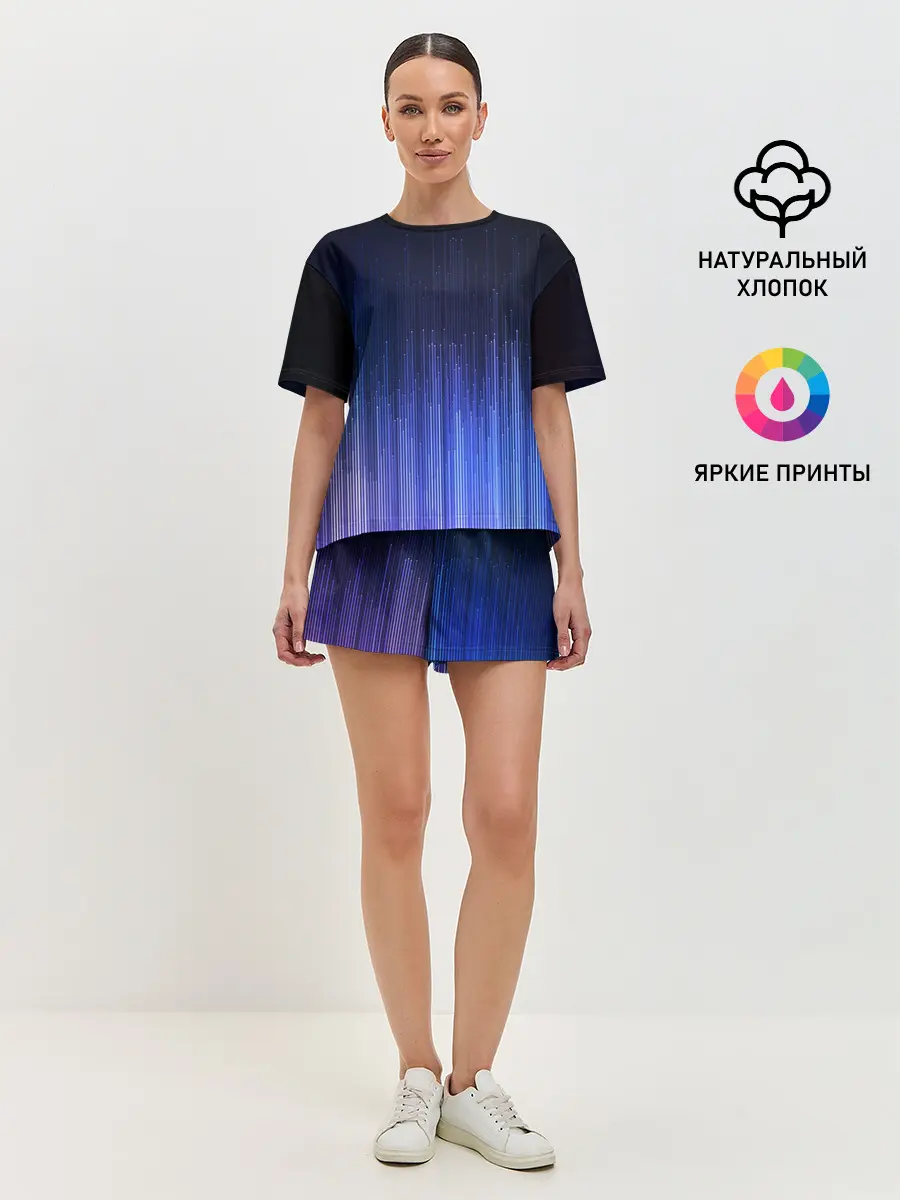 Женская пижама с шортами / Эквалайзер настроения | Mood Equalizer