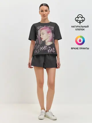 Женская пижама с шортами / Алина Кис-кис