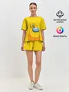 Женская пижама с шортами / AMONG US YELLOW