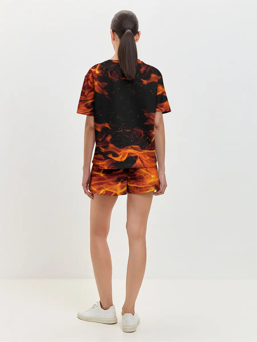 Женская пижама с шортами / RAMMSTEIN