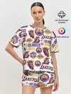 Женская пижама с шортами / LAKERS LOGO