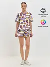 Женская пижама с шортами / LAKERS LOGO