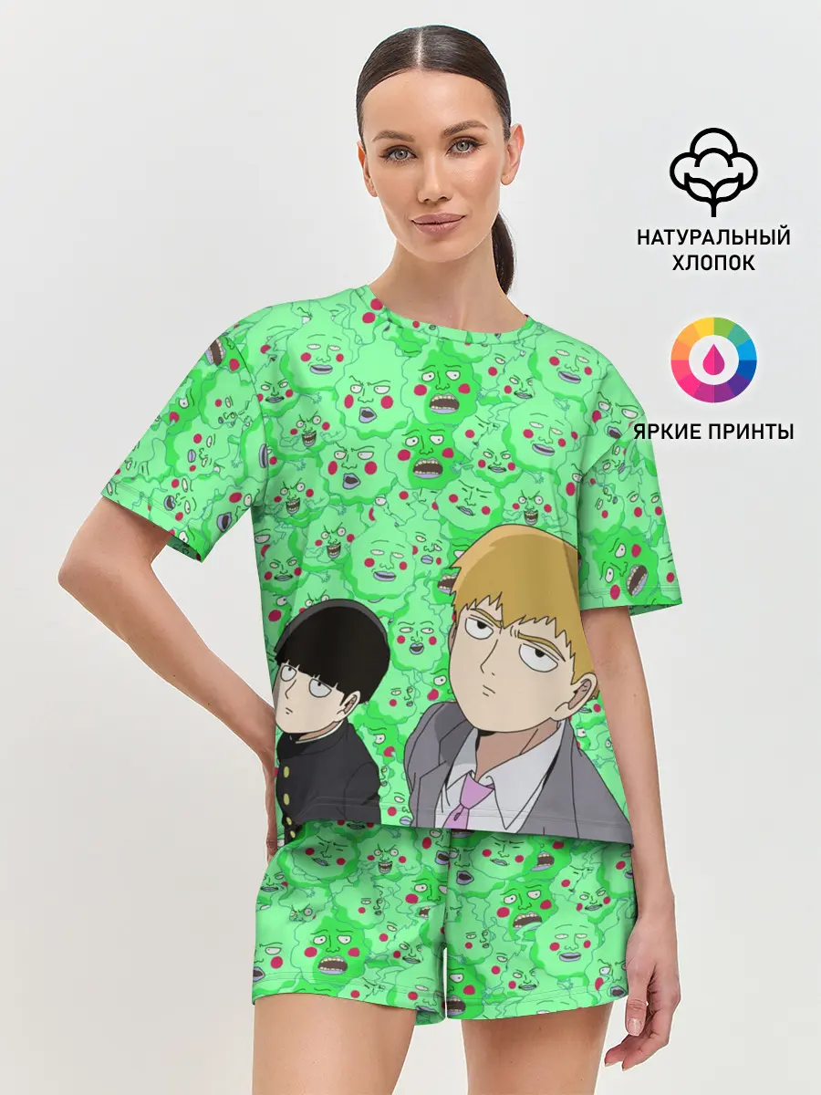 Женская пижама с шортами / Моб Психо