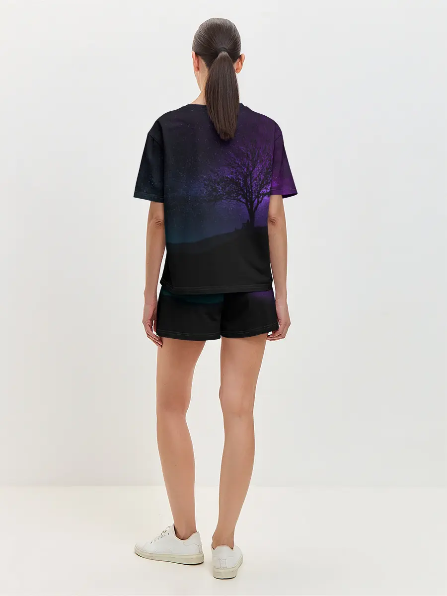 Женская пижама с шортами / Романтика