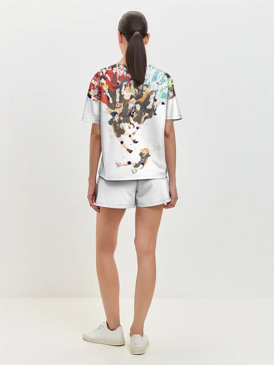 Женская пижама с шортами / Все герои Haikyuu