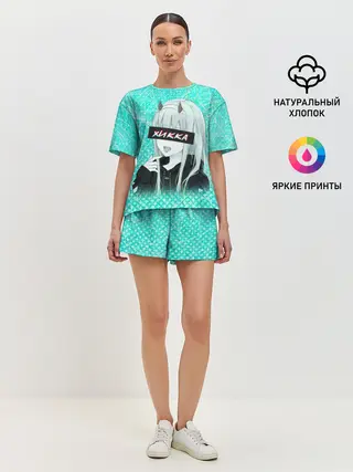 Женская пижама с шортами / Zero Two Хикка