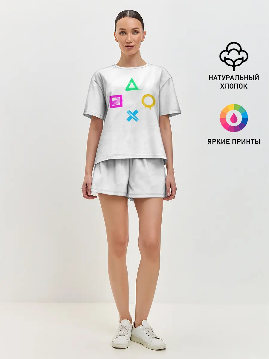 Женская пижама с шортами / GAMEPAD