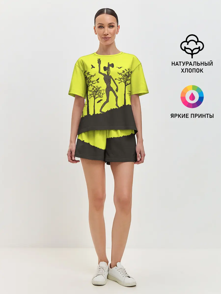 Женская пижама с шортами / Siren Head