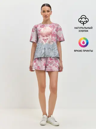 Женская пижама с шортами / BTS