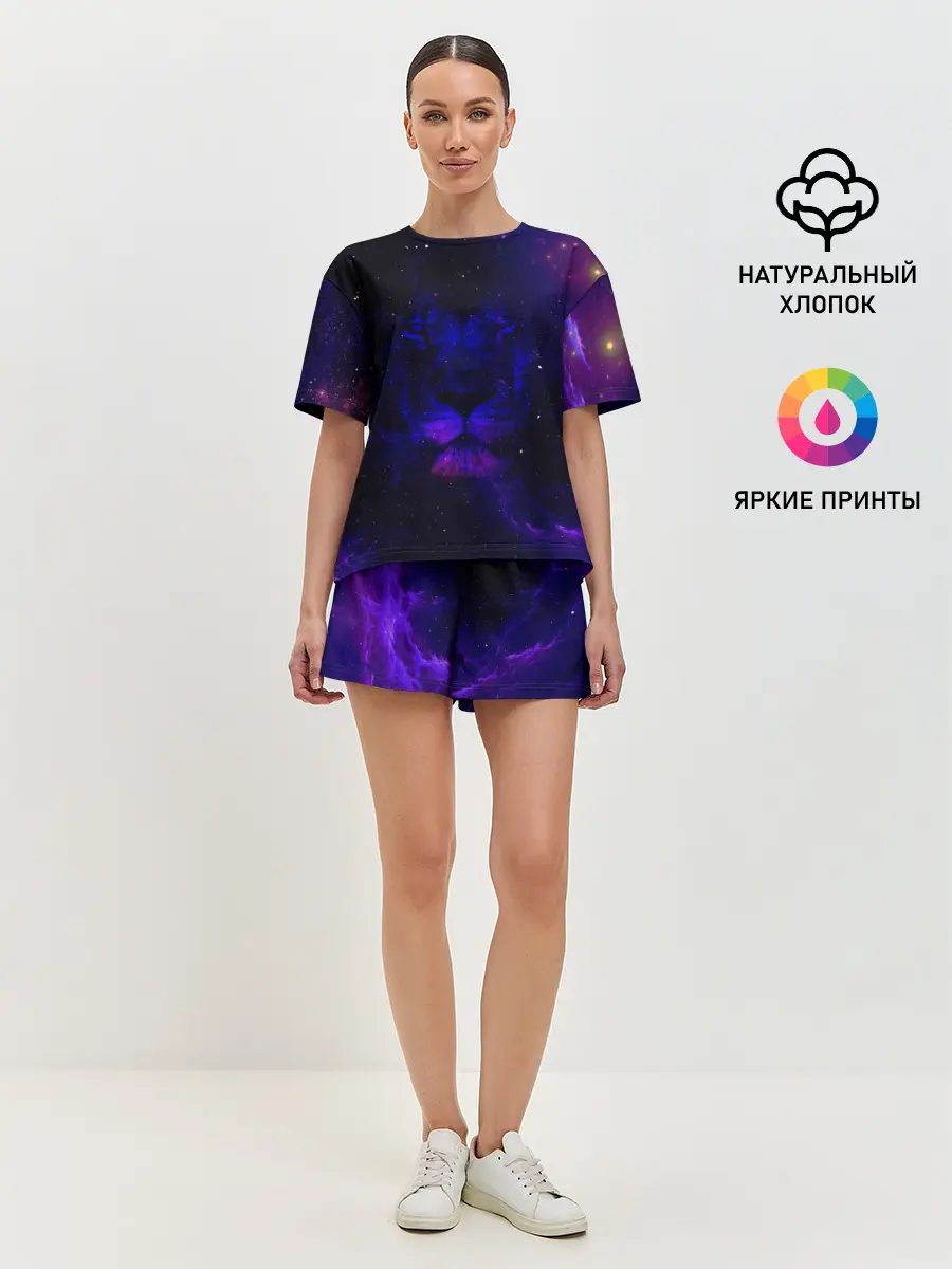 Женская пижама с шортами / ЗВЕЗДНЫЙ ЛЕВ