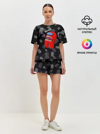 Женская пижама с шортами / AMONG US