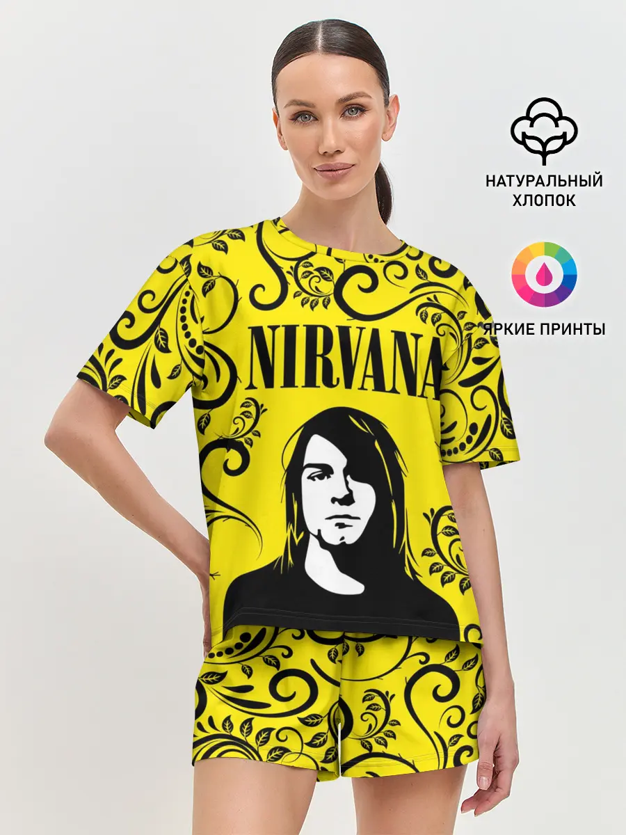 Женская пижама с шортами / NIRVANA