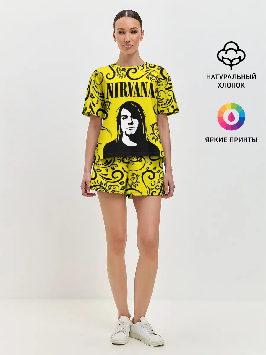 Женская пижама с шортами / NIRVANA