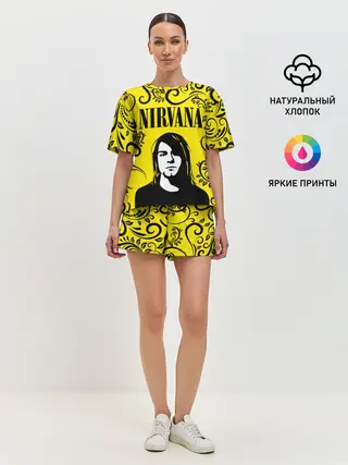Женская пижама с шортами / NIRVANA