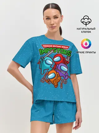 Женская пижама с шортами / Impostors Ninja