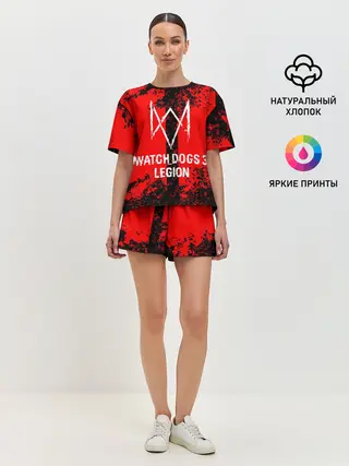 Женская пижама с шортами / Watch Dogs: Legion.