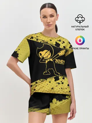 Женская пижама с шортами / BENDY AND THE INK MACHINE.