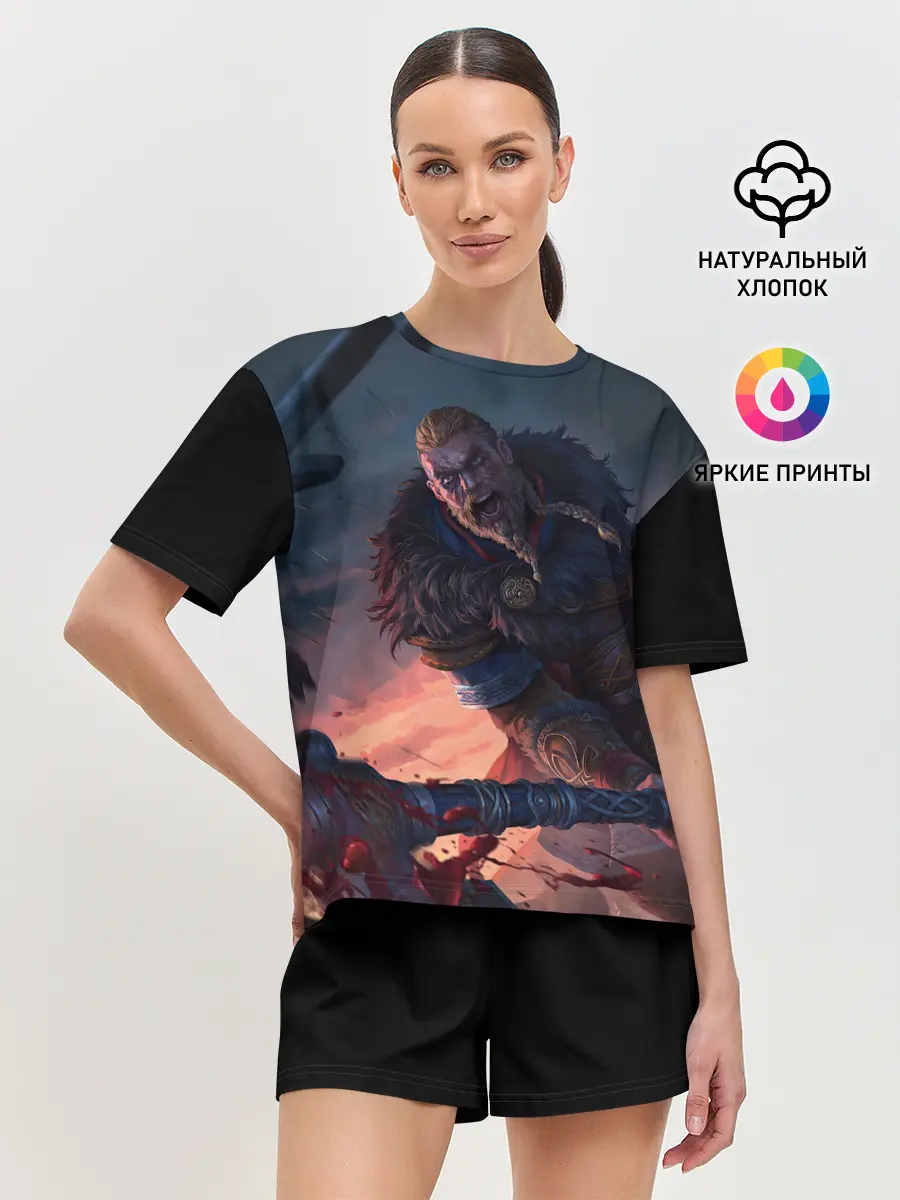 Женская пижама с шортами / ASSASSINS CREED VALHALLA