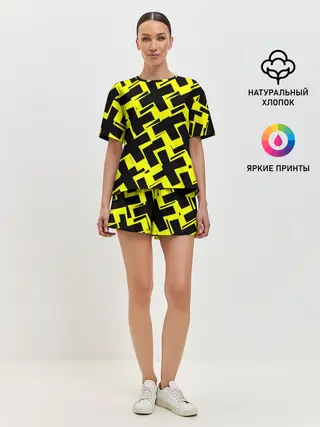 Женская пижама с шортами / Background