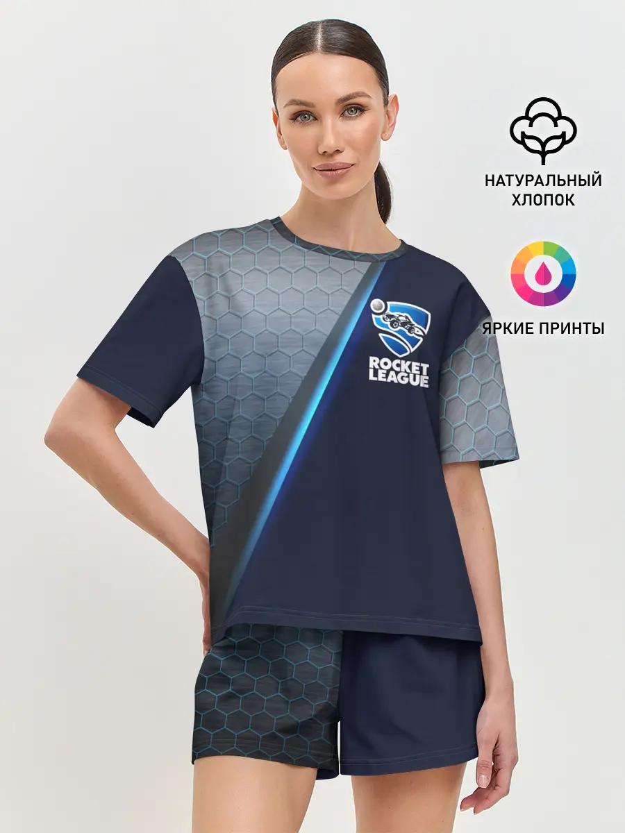 Женская пижама с шортами / ROCKET LEAGUE.