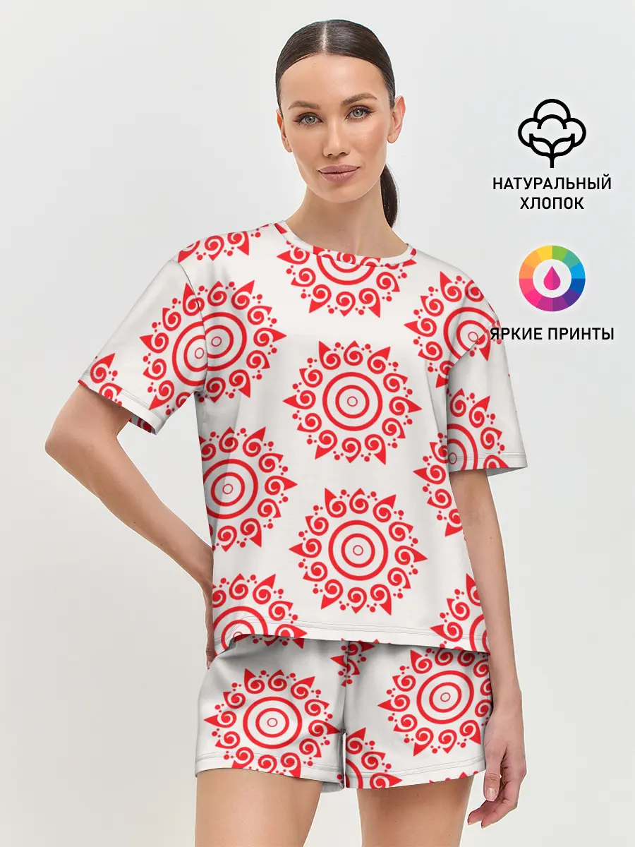 Женская пижама с шортами / Цишань Вэнь