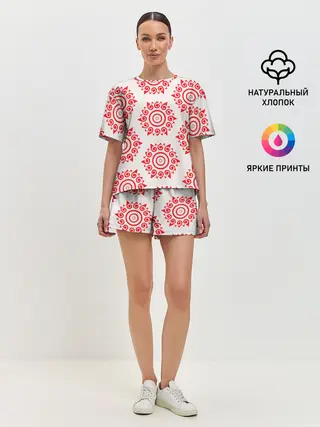 Женская пижама с шортами / Цишань Вэнь