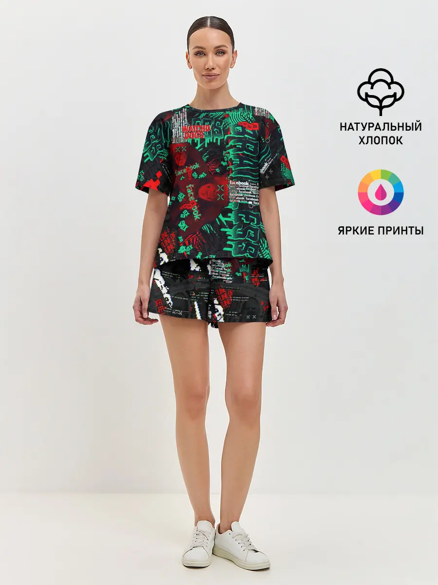 Женская пижама с шортами / Watch Dogs: Legion