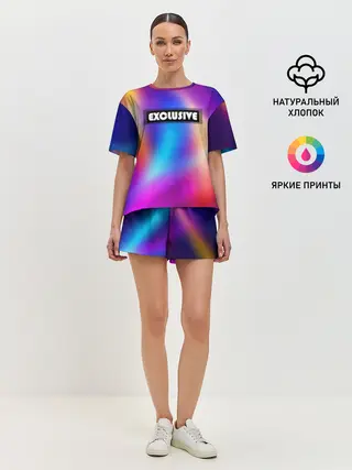 Женская пижама с шортами / EXCLUSIVE