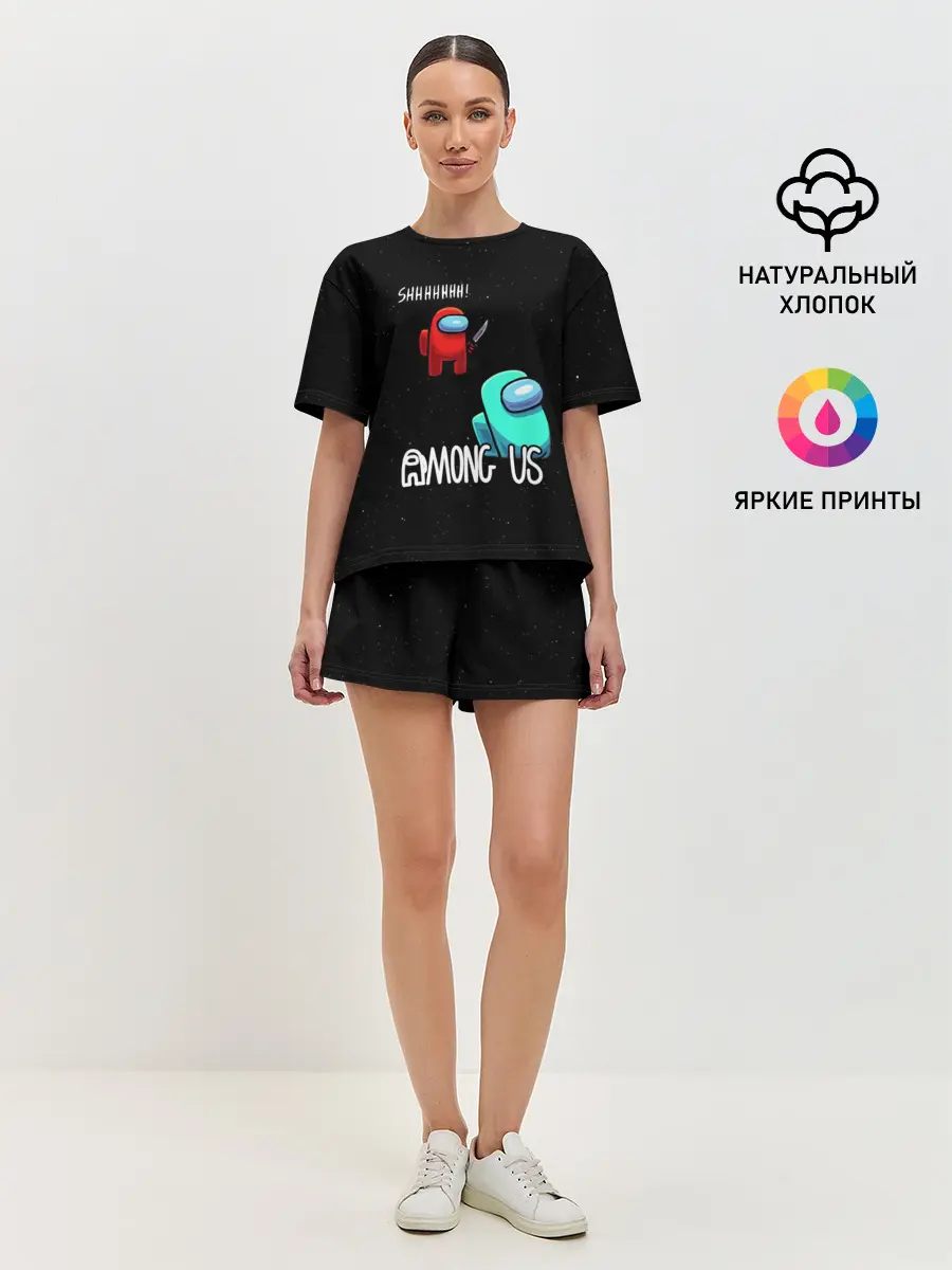 Женская пижама с шортами / AMONG US