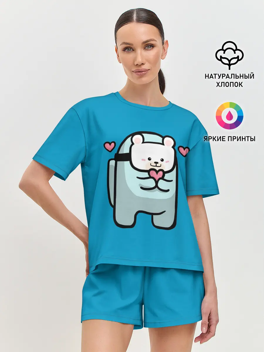 Женская пижама с шортами / Nyan Cat