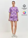 Женская пижама с шортами / Unicorn pattern