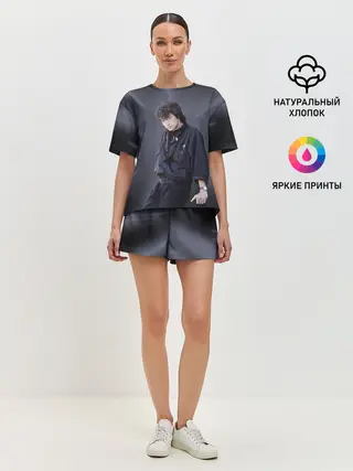 Женская пижама с шортами / Виктор Цой.