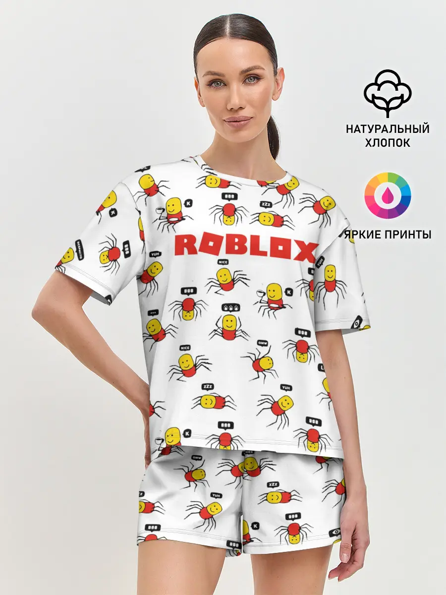Женская пижама с шортами / ROBLOX