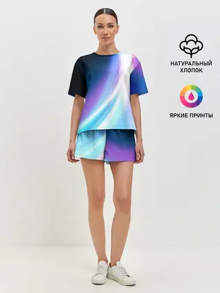 Женская пижама с шортами / Сияние