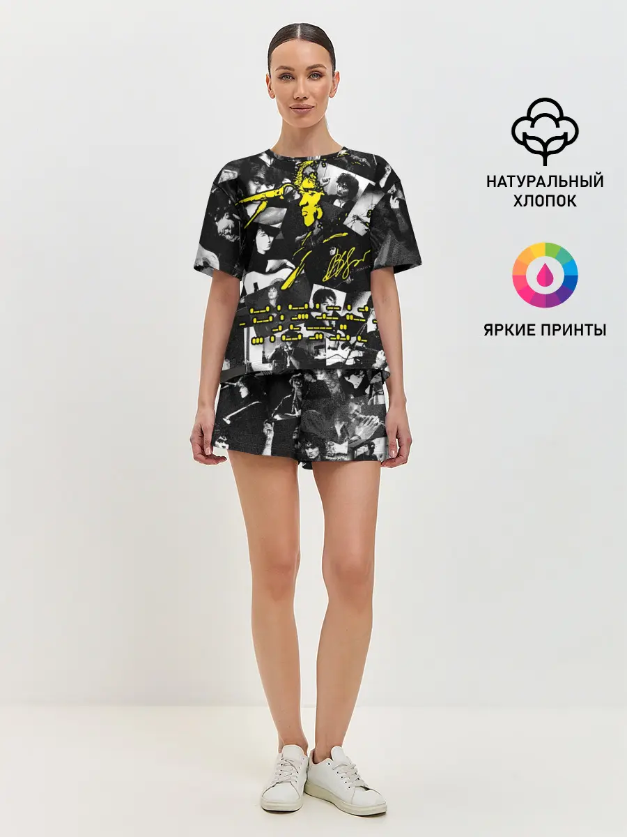 Женская пижама с шортами / Цой