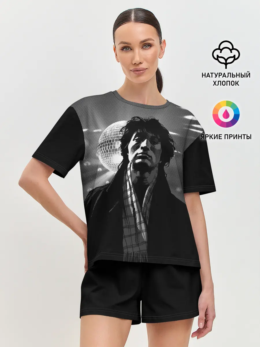 Женская пижама с шортами / ВИКТОР ЦОЙ