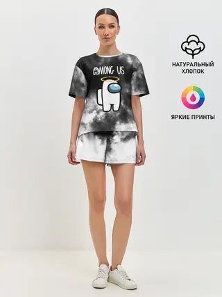 Женская пижама с шортами / Among Us Angel
