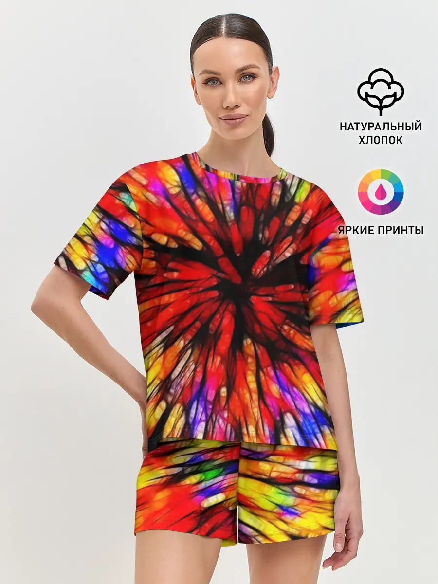 Женская пижама с шортами / Батик