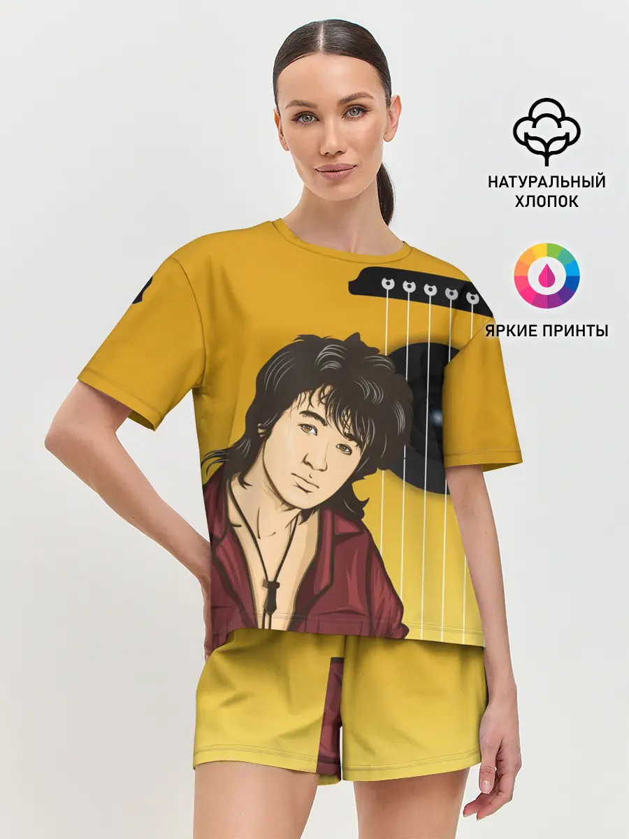 Женская пижама с шортами / Виктор Робертович Цой