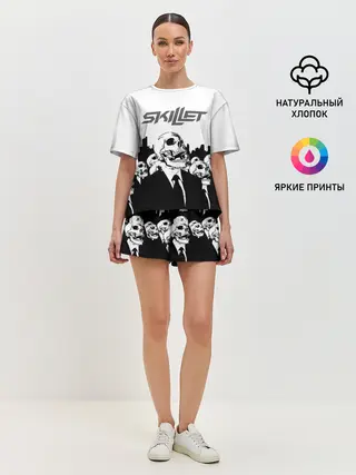 Женская пижама с шортами / SKILLET