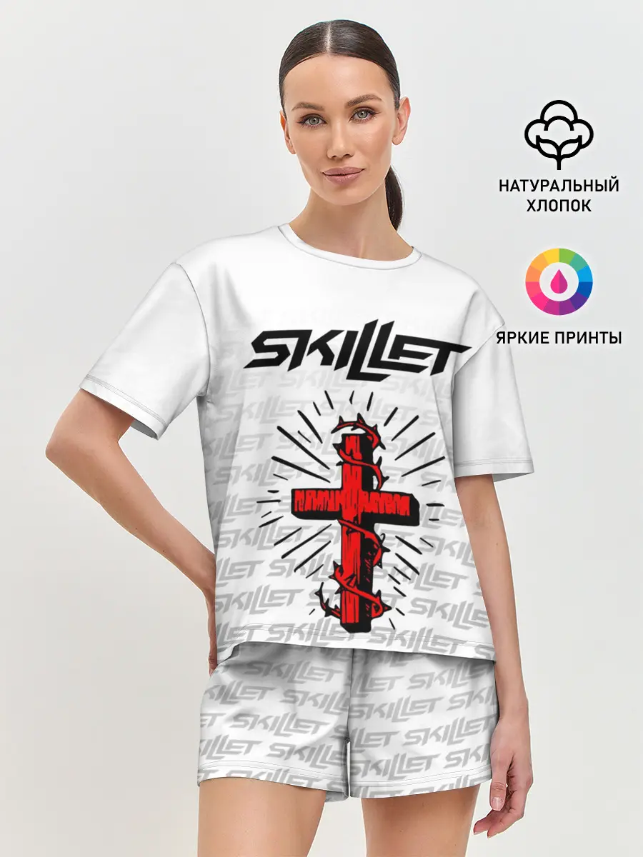 Женская пижама с шортами / SKILLET