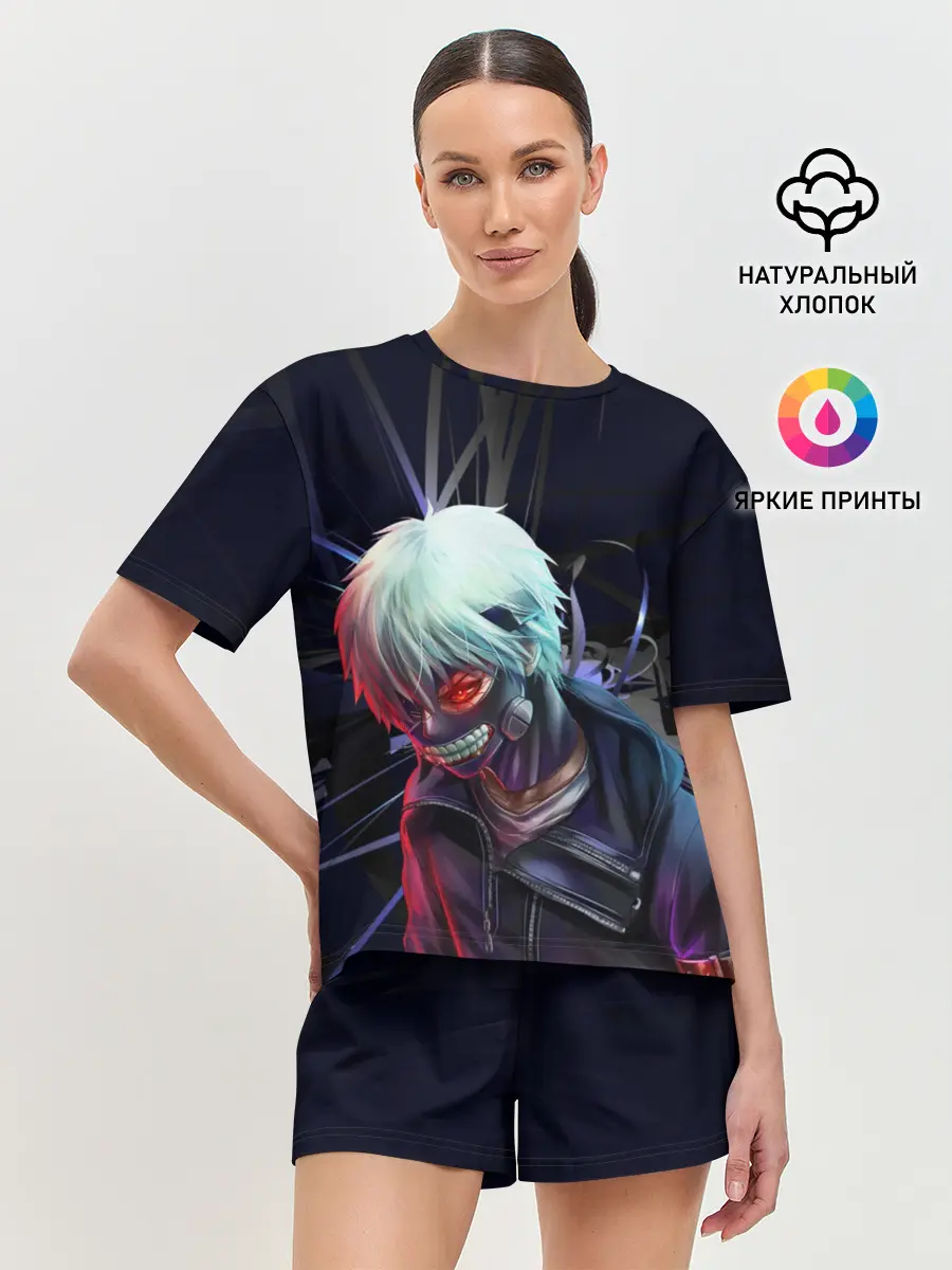 Женская пижама с шортами / Токийский Гуль