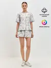 Женская пижама с шортами / Штампы мира