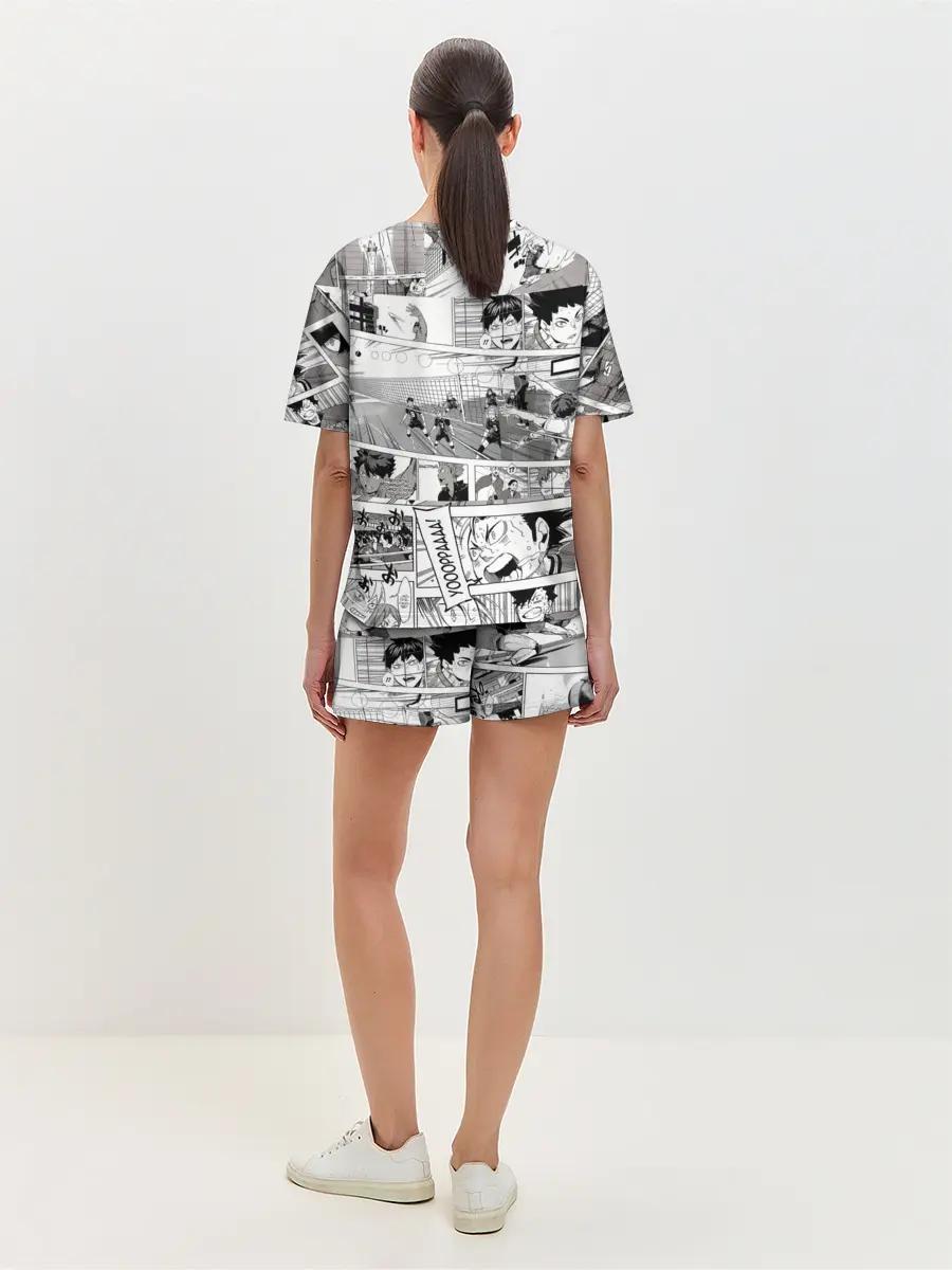 Женская пижама с шортами / Haikyu